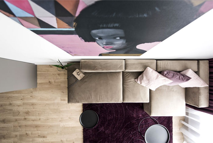 Уютный теплый интерьер небольшой квартиры