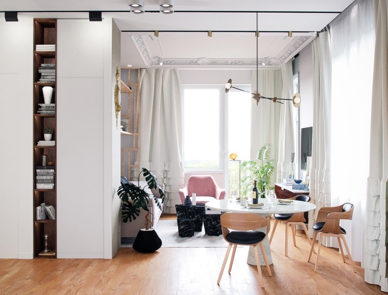 Эклектика в интерьере небольшой квартиры