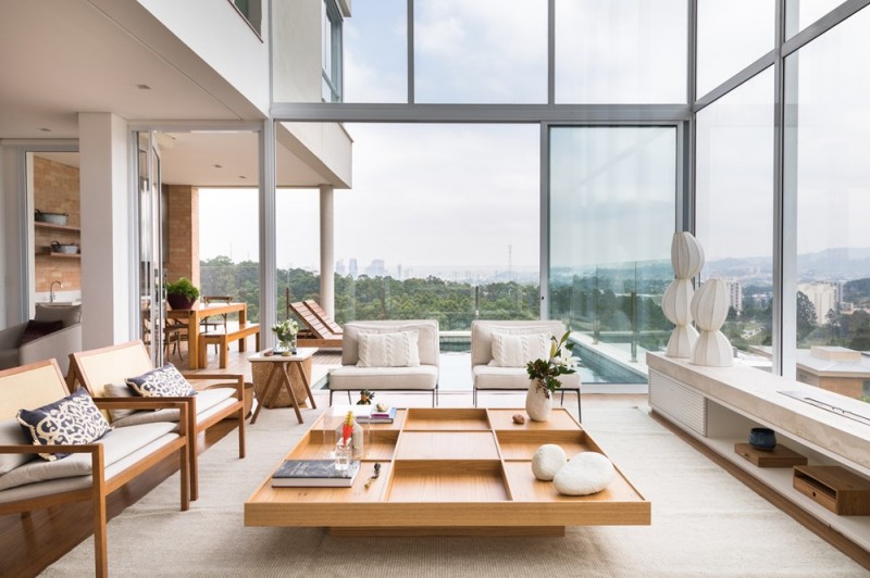 Использование дерева и белого цвета в оформлении уютного дома Использование дерева и белого цвета в оформлении уютного дома