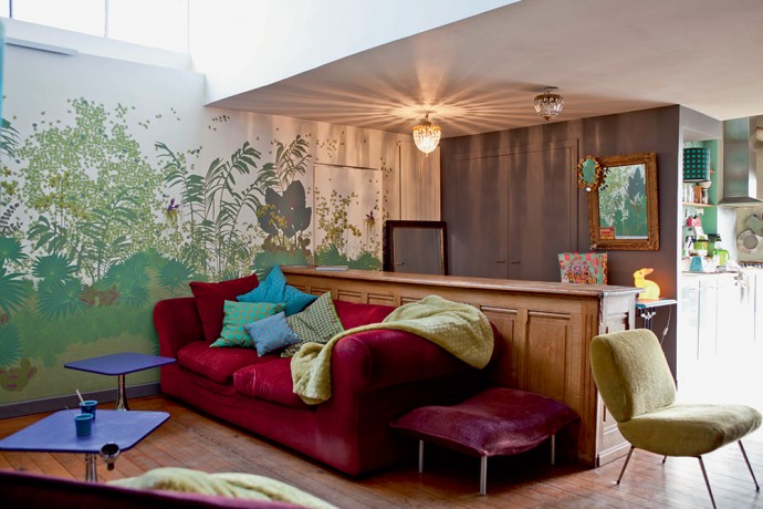 Квартира дизайнеров и создателей бренда Conceptuwall Патрика и Лоранс Шаванн в Лионе, Франция