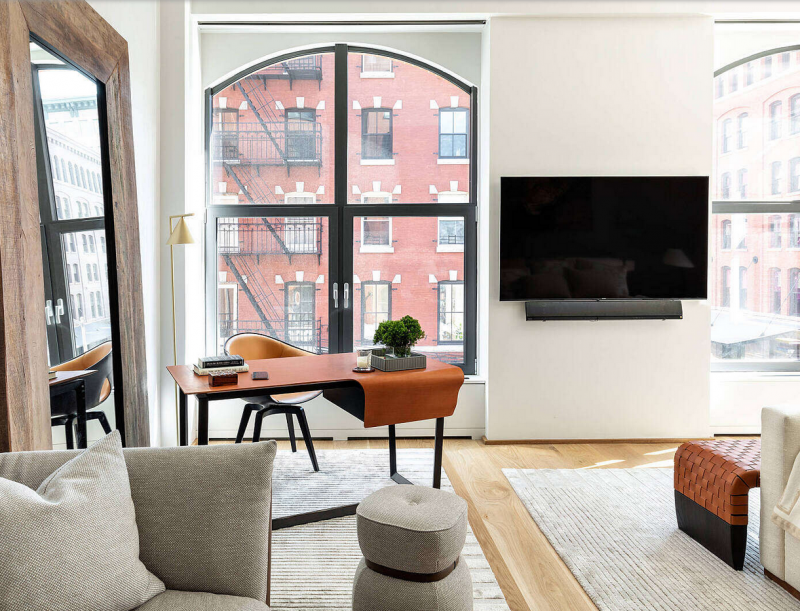 Лофт, расположенный в Трибеке, Нью-Йорк