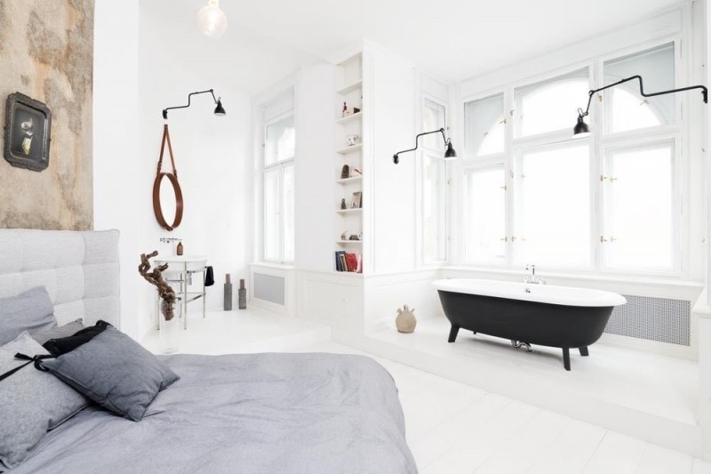 Сочетание модерна и индустриального стиля