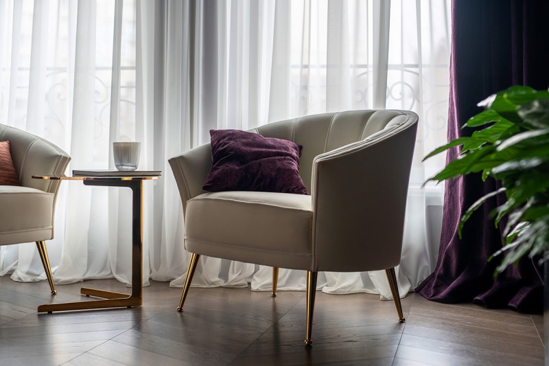 Выразительный и таинственный фиолетовый цвет в интерьере спальни Выразительный и таинственный фиолетовый цвет в интерьере спальни