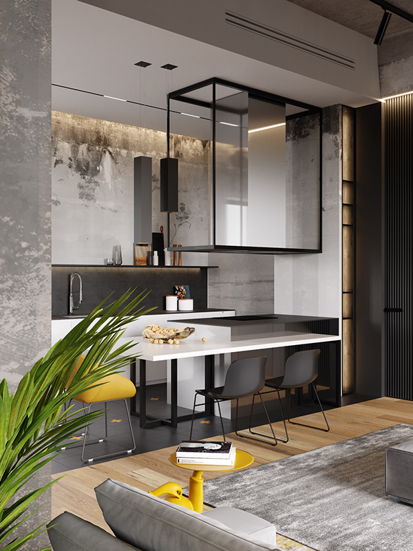 Лофт из трех объединенных квартир