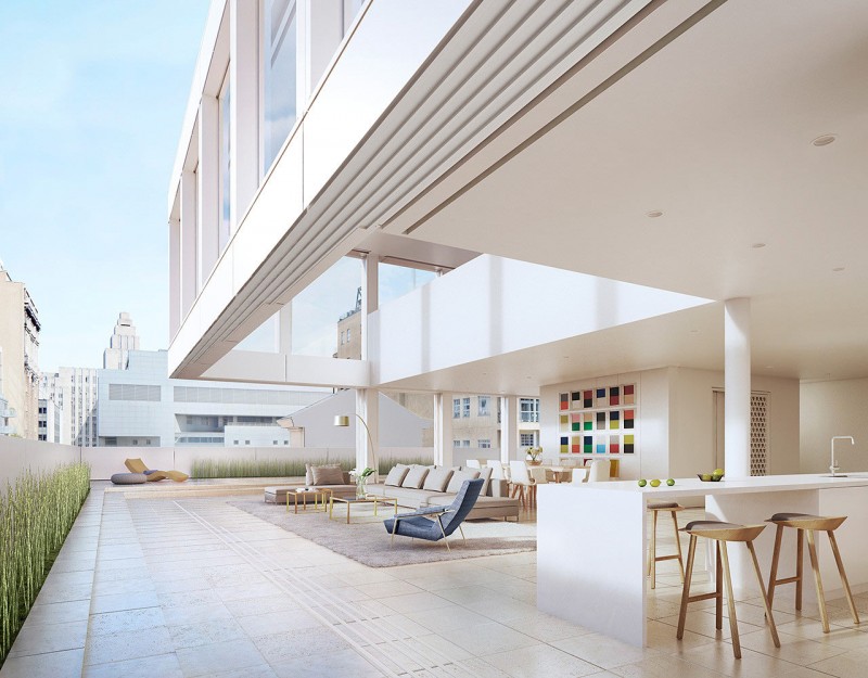 Минималистичный пентхаус в Нью-Йорке