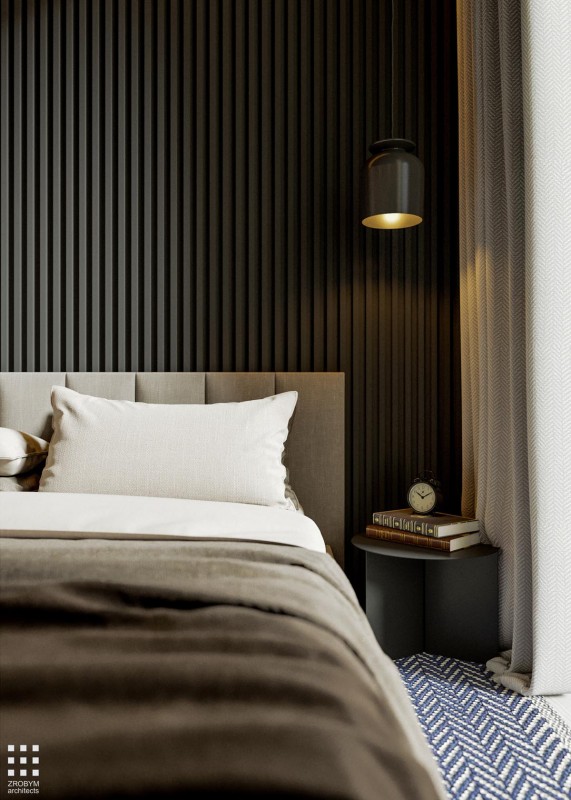 Проект дома, оформленного в спокойных тонах