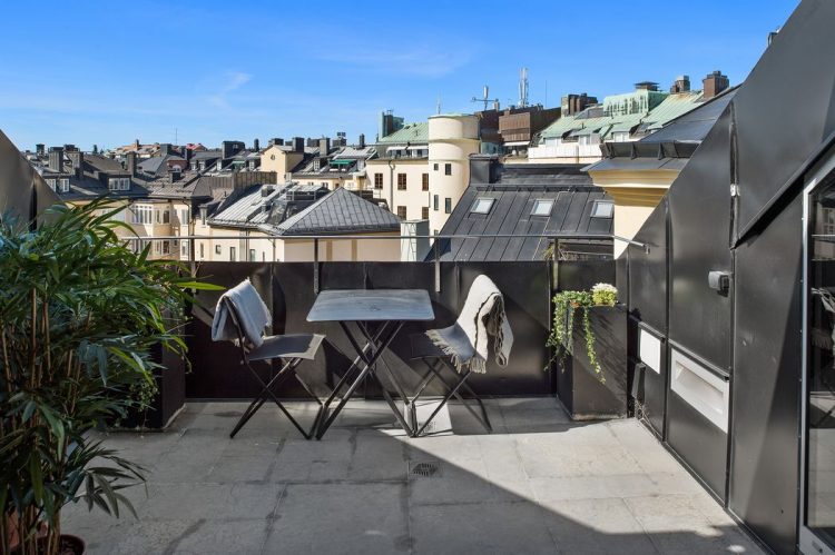 Просторная квартира-лофт в Стокгольме