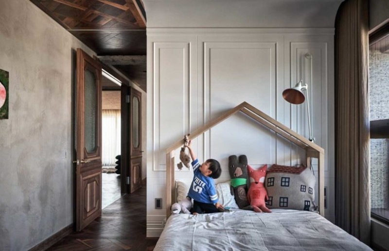 Тайваньская квартира для молодой пары с ребенком площадью 125 м2