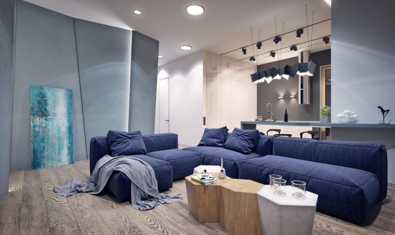 Апартаменты с изюминкой: "ломаная" стена Апартаменты с изюминкой: "ломаная" стена