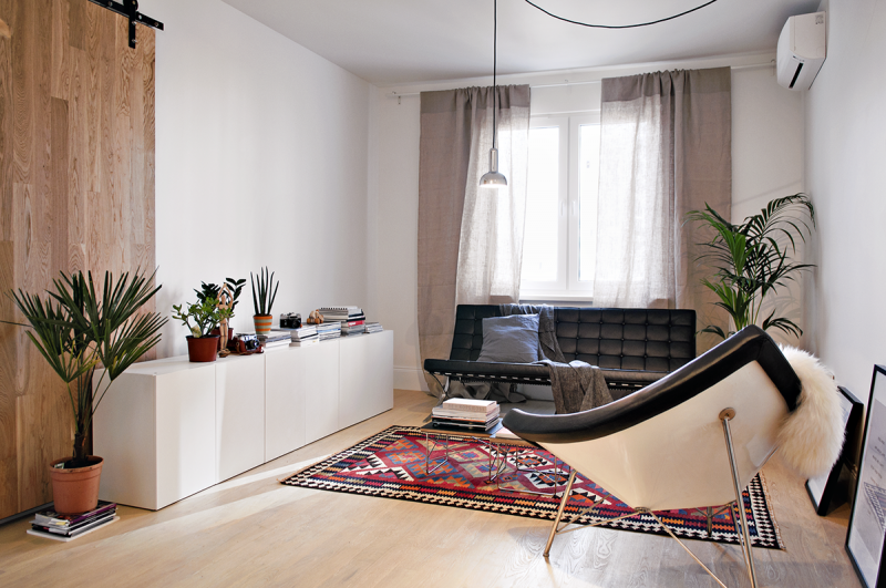 Эклектичный дизайн апартаментов