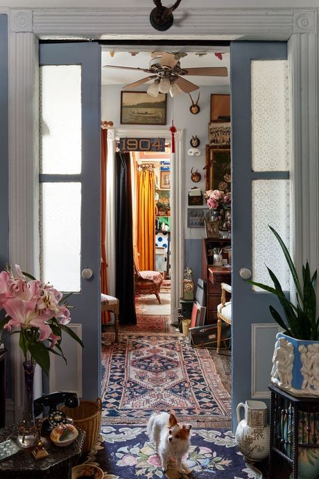 Квартира художника Питера Макгофа в Вест-Виллидж, Нью-Йорк