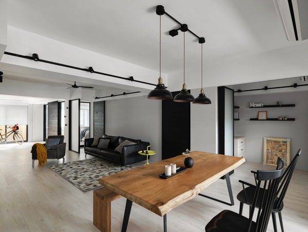 Минималистичные апартаменты в Тайбэе