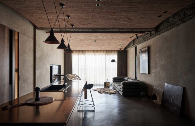 Тайваньская квартира для молодой пары с ребенком площадью 125 м2