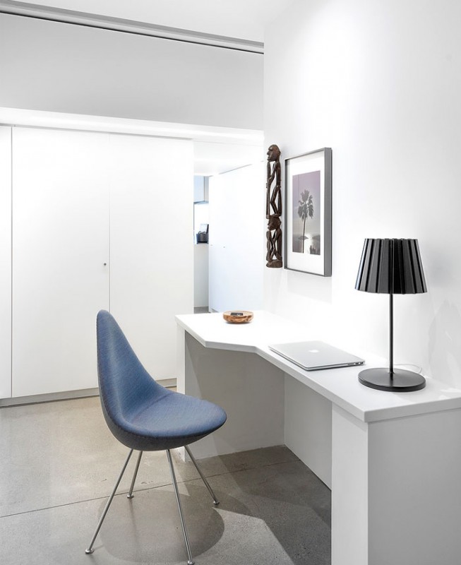 Дизайн-проект небольшого лофта, основанный на концепции минимализма и яркости