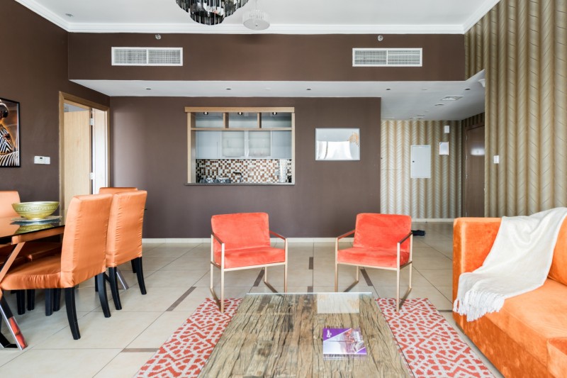 Интерьер апартаментов в Дубаи