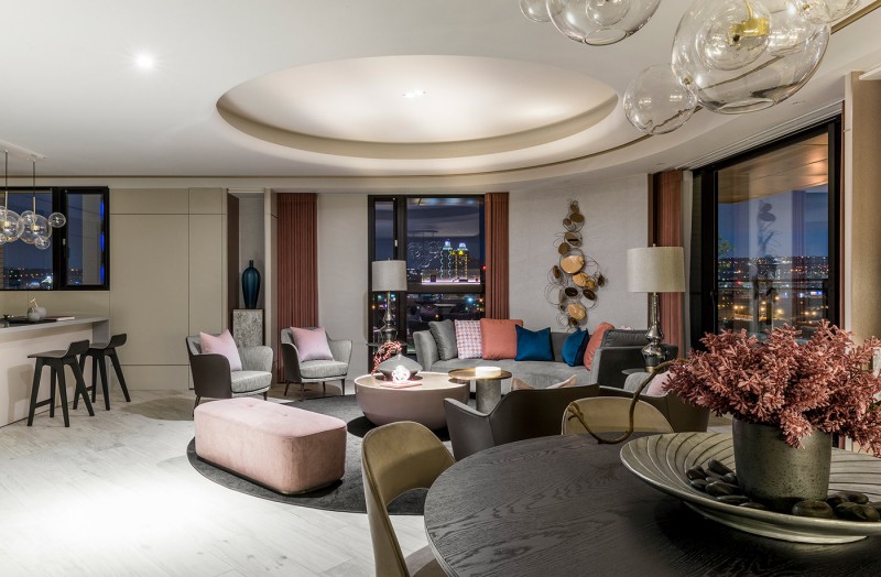 Интерьер квартиры в нежных тонах