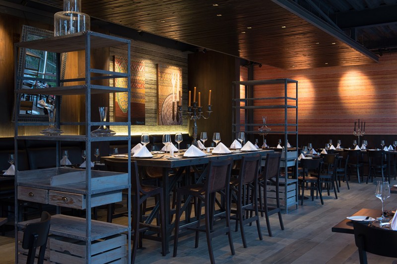 Интерьер ресторана в Чили