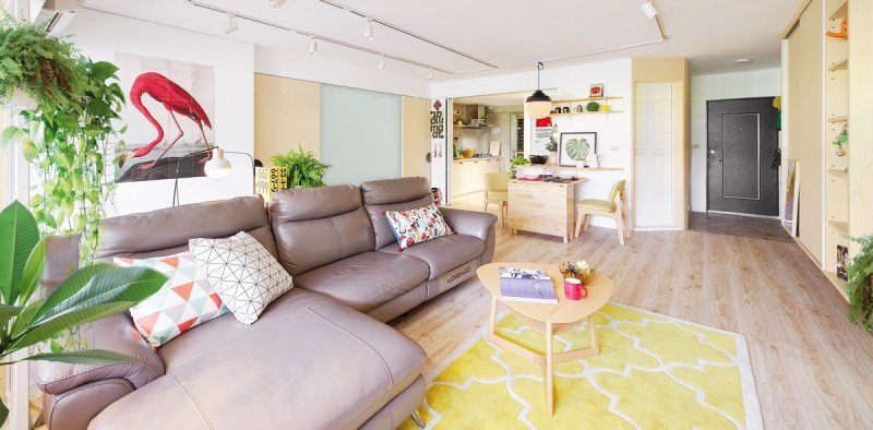 Красочная квартира на Тайване