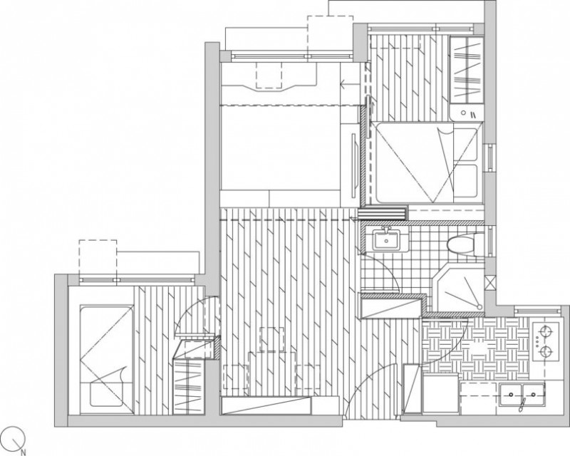 Квартира в Гонконге для двух поколений семьи и их любимых домашних животных Квартира в Гонконге для двух поколений семьи и их любимых домашних животных
