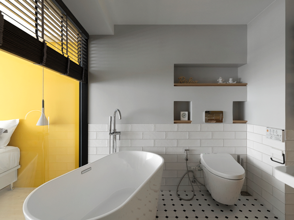 Минималистичные апартаменты в Тайбэе