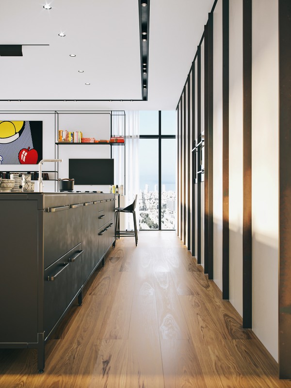 Пентхаус в стиле "поп-арт"