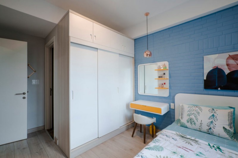 Предназначенная для молодой женщины и ее 5-летнего сына квартира в городе Хошимин, Вьетнам