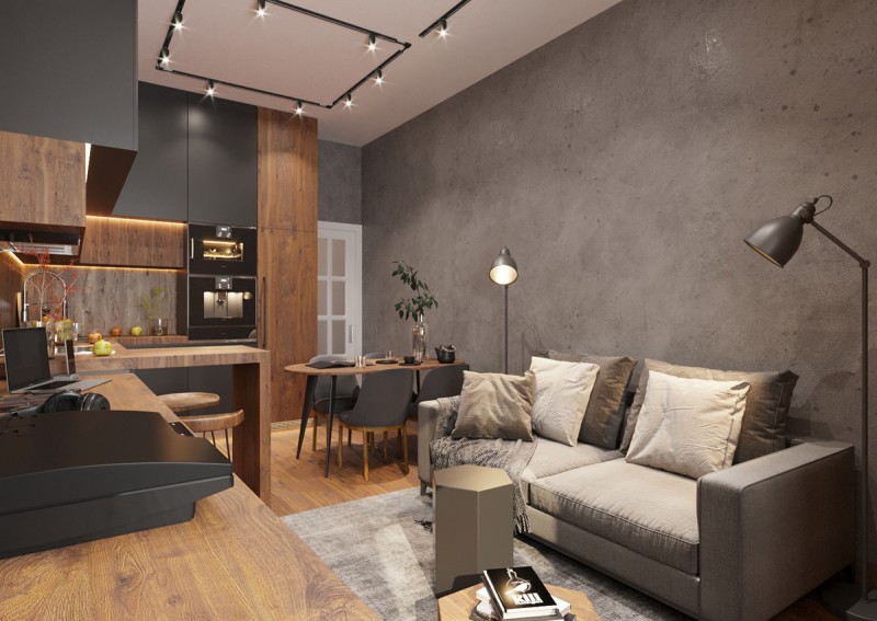 Интерьер небольшой квартиры