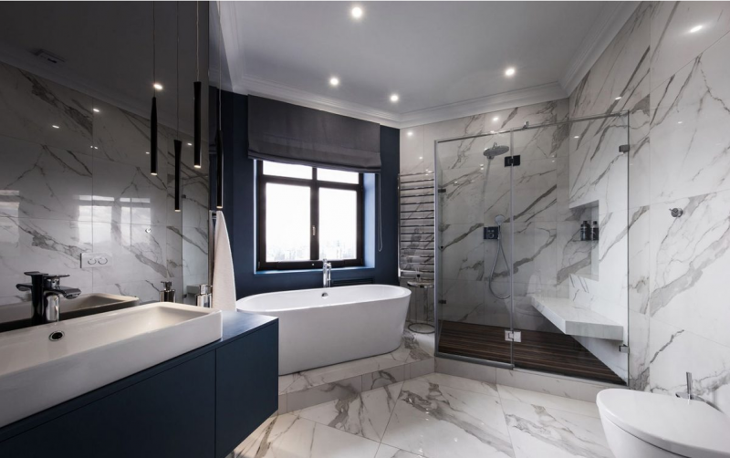 Интерьер современной квартиры в минималистичном  стиле