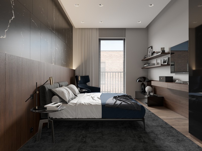 Интерьер загородного дома с террасой на крыше площадью 250 кв.м. Интерьер загородного дома с террасой на крыше площадью 250 кв.м.