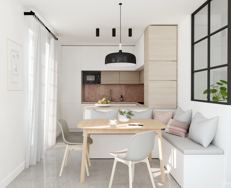 Небольшая уютная кухня