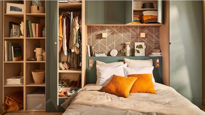 Спальня для подростка от дизайнеров Leroy Merlin