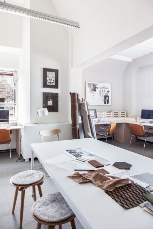 Спокойная атмосфера в дизайне творческой студии в Гааге