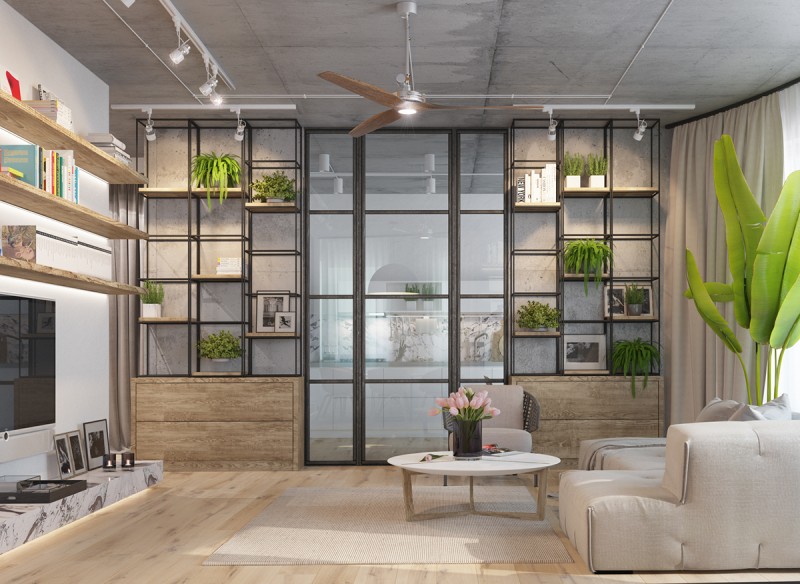 Уютная квартира в светлых тонах