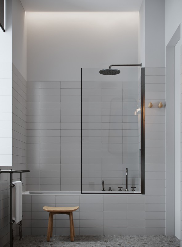 Интерьер в черно-белых тонах