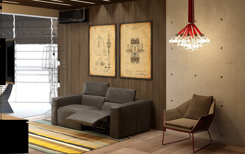 Изящный дом с вертикальными садами и уникальной системой освещения