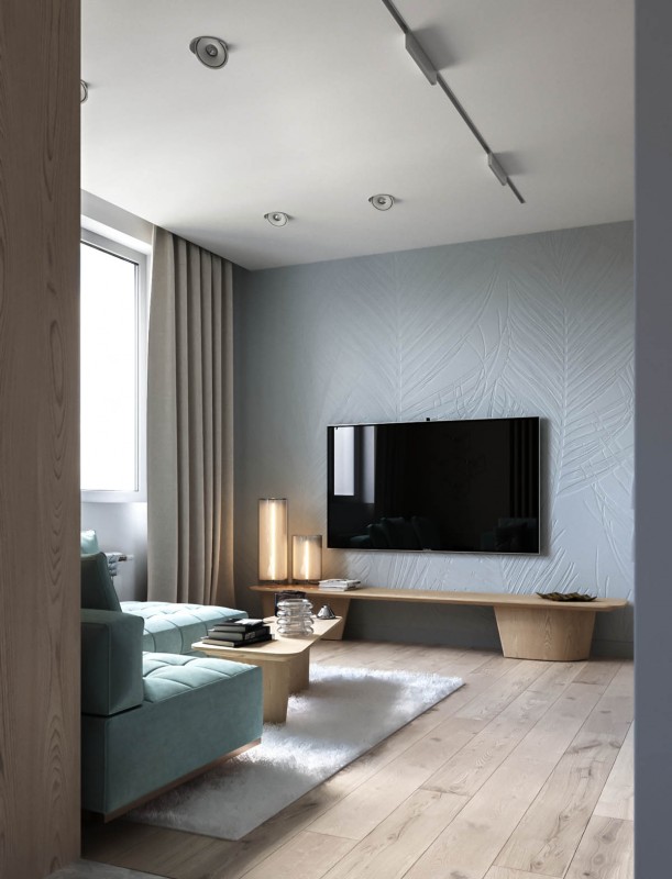 Квартира балерины в пастельных тонах