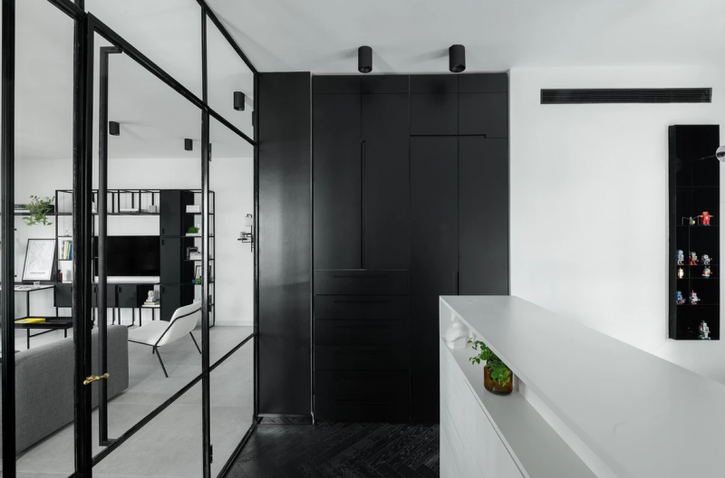 Максимальная открытость, много света и места для размещения в квартире в Тель-Авиве