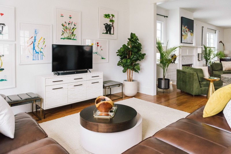 Сочетание винтажа и модерна в интерьере дома в Нашвилле, Теннесси