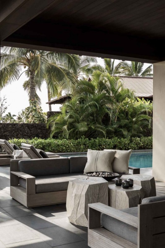 Теплая, уютная атмосфера в резиденции на Гавайях