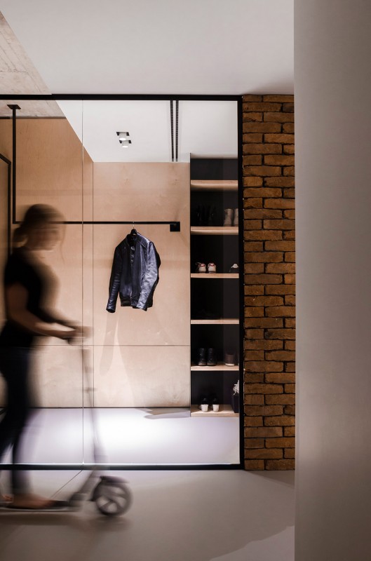 Легкий и спокойный интерьер в индустриальном стиле