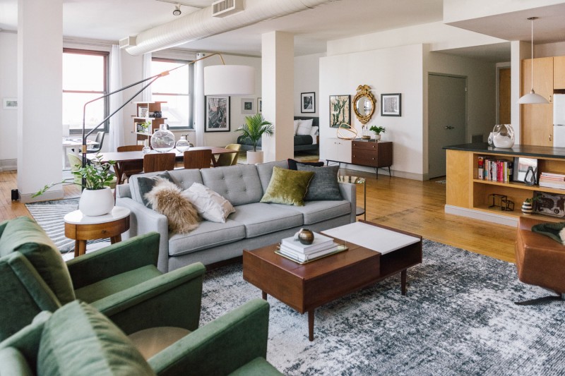 Просторная лофт-студия в Провиденсе, Род-Айленд