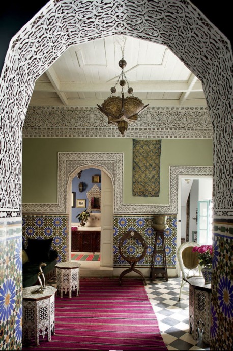 Риада французского дизайнера Фредерика Мешиша в Марракеше, Марокко