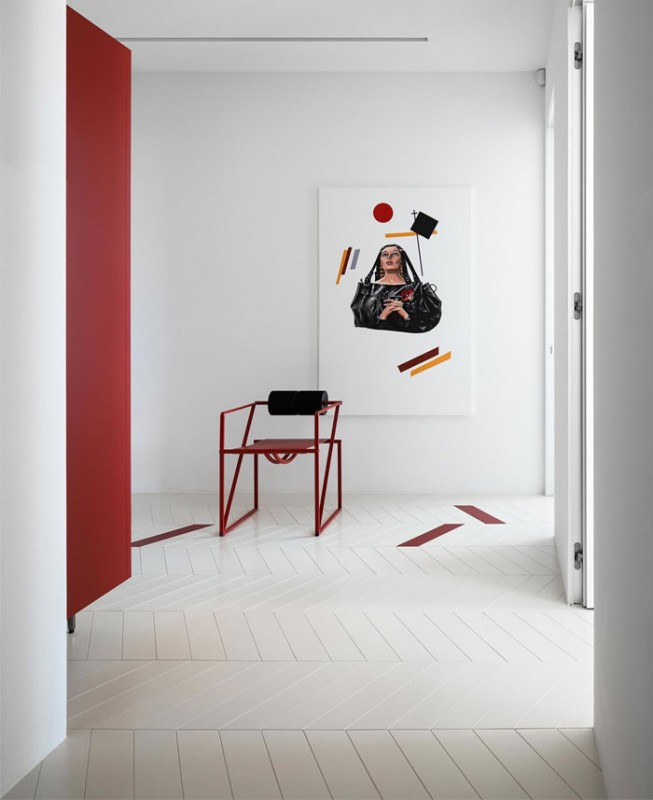 Вдохновляющая коллекция современного искусства в киевском пентхаусе