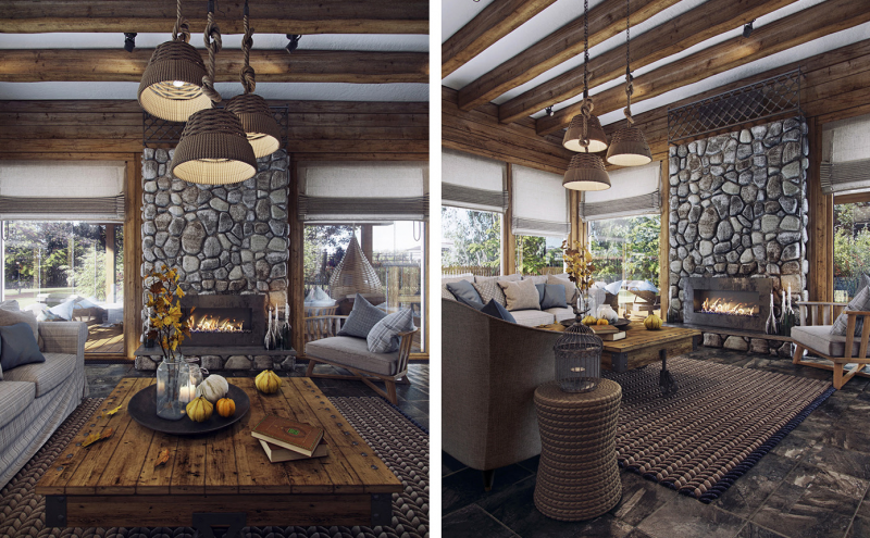 Дизайн загородного дома