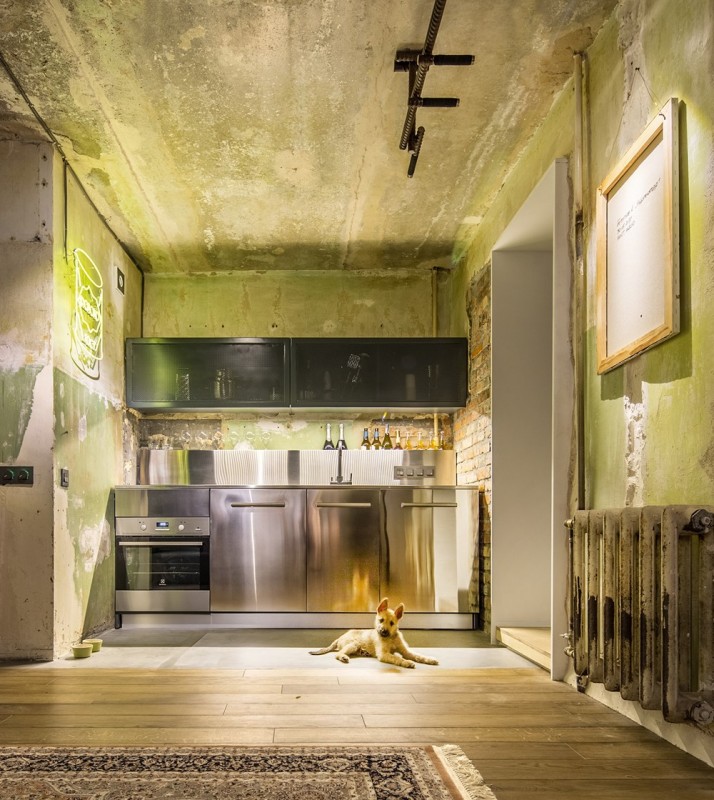 Интерьер киевской квартиры в индустриальном стиле