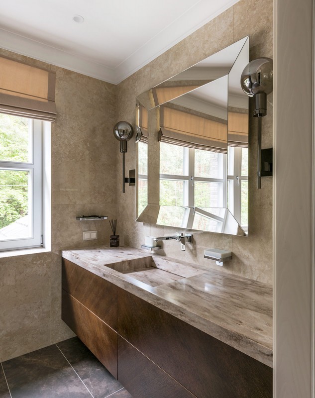 Интерьер коттеджа в приглушенных тонах Интерьер коттеджа в приглушенных тонах