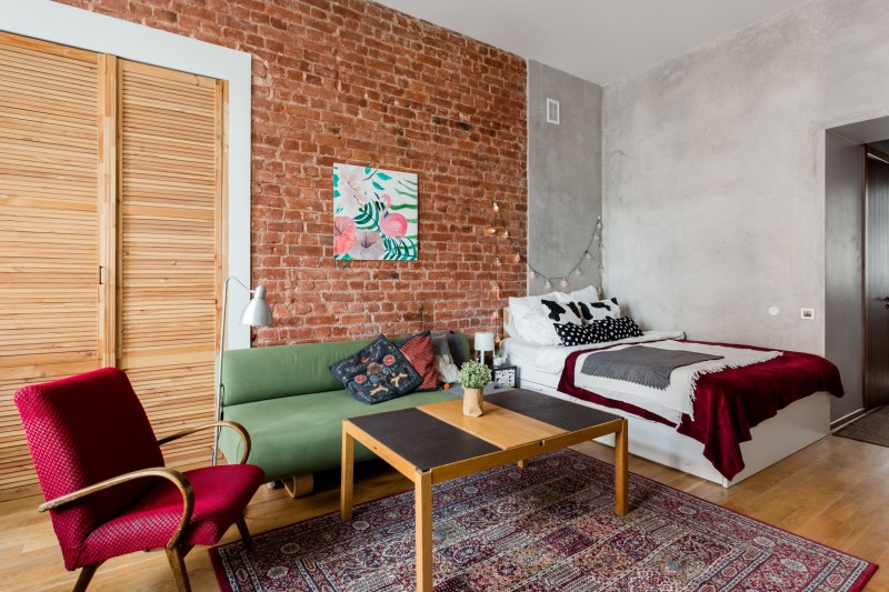 Интерьер квартиры в стиле "лофт"