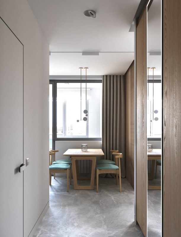 Квартира балерины в пастельных тонах