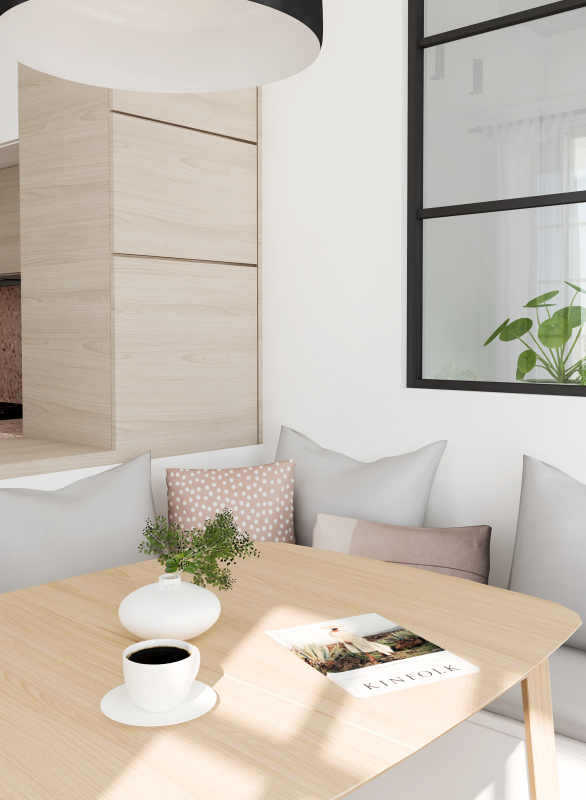 Небольшая уютная кухня