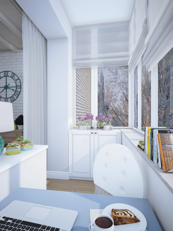 Сочетание желтого и синего в интерьере